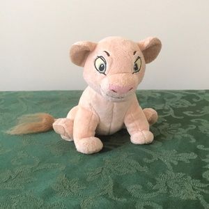 DISNEY STORE Young Nala Plush Stuffed Animal 7"